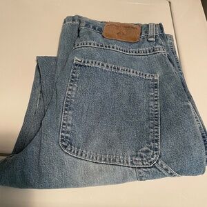 Vintage Women’s London Jeans Painter Carpenter Denim 100% Cotton USA 6 Tall